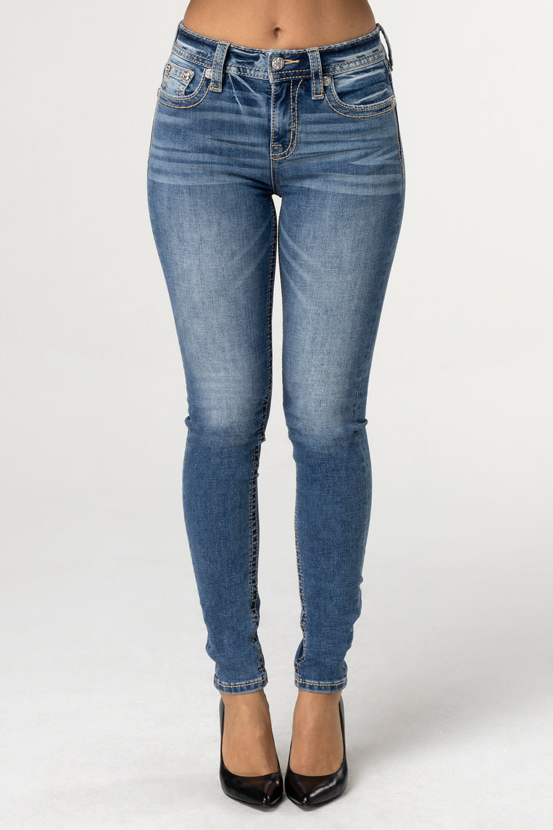 Miss Me Easy cheapest Crop Mid Rise Embellished Jeans, 29