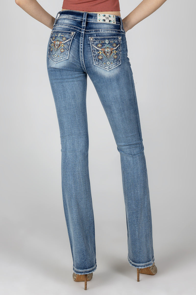 Turquoise Native Longhorn Denim, Only $119.00, Medium Blue