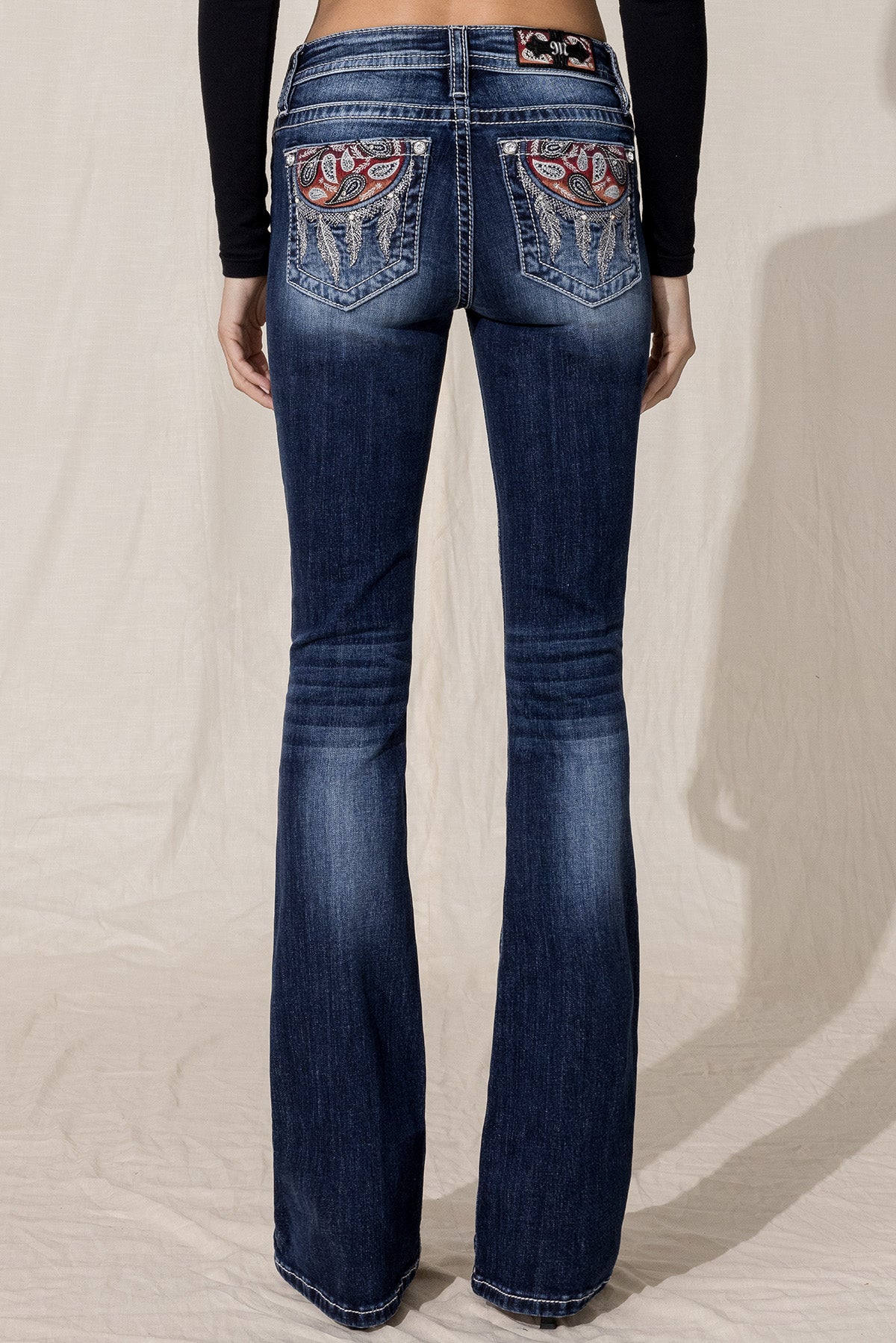 Paisley Dreaming Bootcut Jean | | Blue | Only Miss $101.15 Me