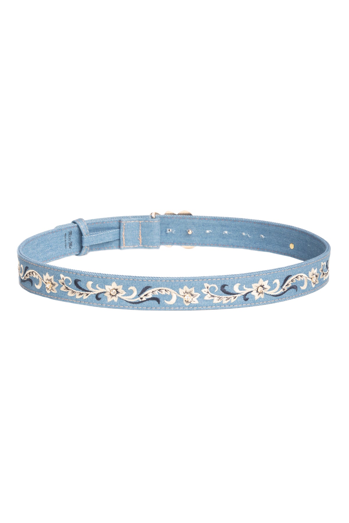 Miss Me Denim Belt, Only $16.10, Blue